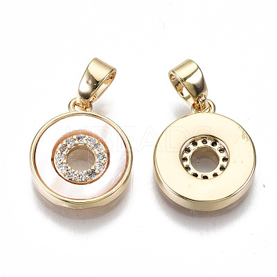 Natural Sea Shell Charms KK-S354-258-NF-1