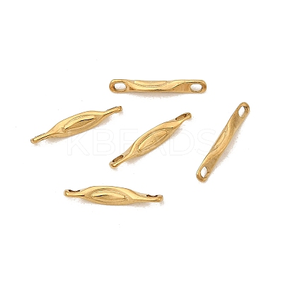 304 Stainless Steel Horse Eye Bar Links Connector Charms STAS-A134-01L-G-1