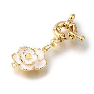 Brass Spring Ring Clasps LS-KK-H480-42G-1