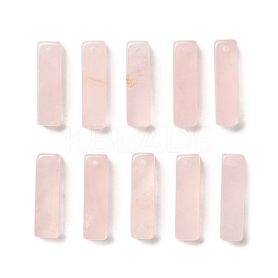 Natural Rose Quartz Pendants G-L593-01A-1