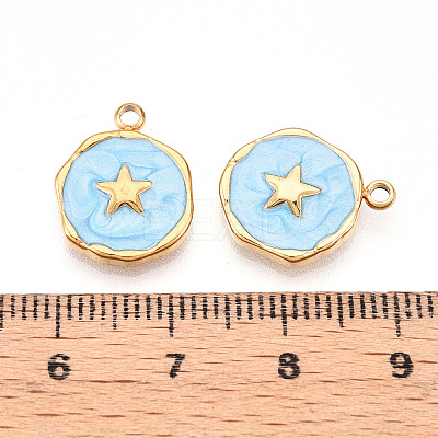 304 Stainless Steel Pendants STAS-N108-04B-G-1