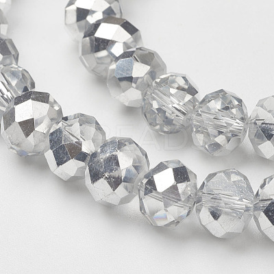 Electroplate Glass Bead Strands LS-GR10MMY-07S-1