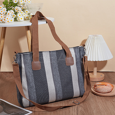 Striped Canvas Bags ABAG-CN0001-70C-1