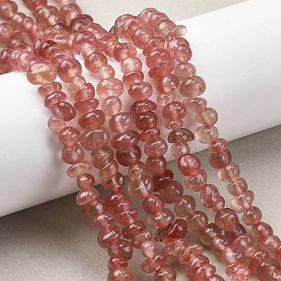 Natural Strawberry Quartz Beads Strands G-P622-B01-01-1