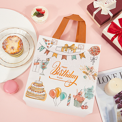 Birthday Non-woven Fabric Packaging Gift Tote Bags ABAG-WH20005-15B-05-1