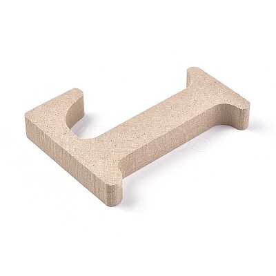 Letter Unfinished Wood Slices LS-DIY-WH0162-62L-1