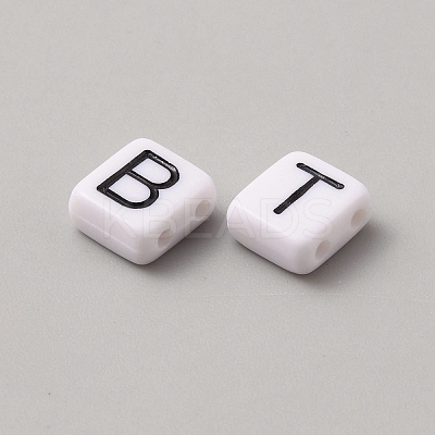 5 Bags Opaque Acrylic Beads MACR-NB0001-35A-1