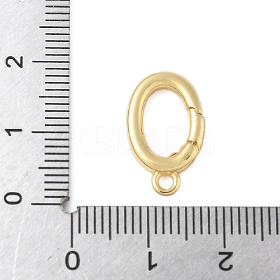 Brass Spring Gate Ring KK-L245-04G-01-1