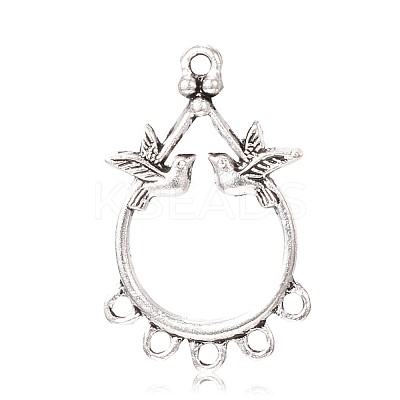 Tibetan Style Alloy Chandelier Components Links PALLOY-K209-02A-AS-1