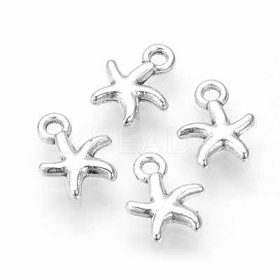 Tibetan Style Alloy Charms TIBE-S311-19AS-FF-1