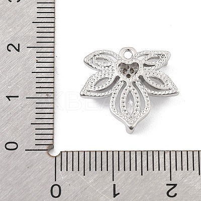 Brass Micro Pave Cubic Zirconia Pendants LS-KK-K371-37P-1