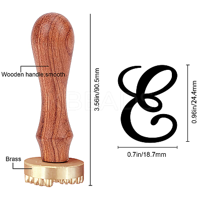 1Pc Brass Stamp Head DIY-CP0007-79E-1