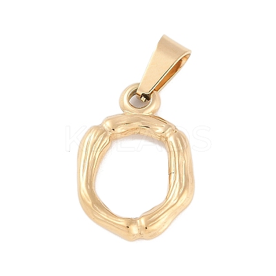 304 Stainless Steel Pendants STAS-F235-01G-O-1