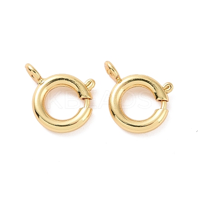Brass Spring Ring Clasps KK-G435-24G-1