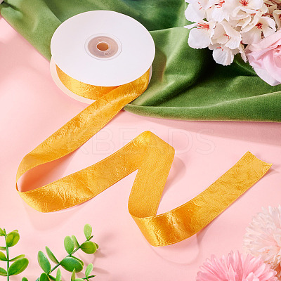 1 Roll Imitation Leather Polyester Ribbon LC-TA0001-02G-1