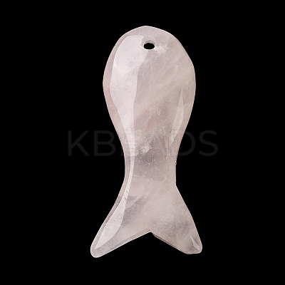 Natural Rose Quartz Pendants GG-K001-01C-1
