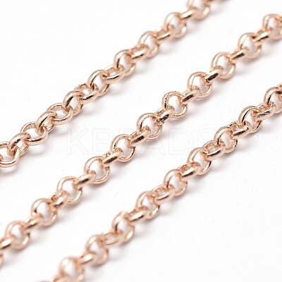 Brass Rolo Chains CHC-P0006-05A-RG-NR-1