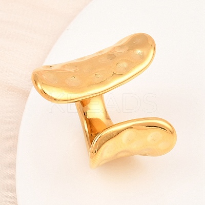 304 Stainless Steel Cuff Open Rings RJEW-D336-02G-1