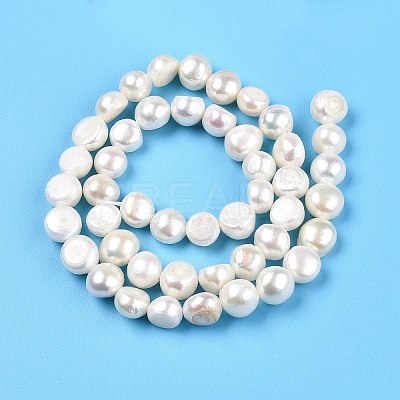 Natural Cultured Freshwater Pearl Beads Strands LS-PEAR-N014-07J-1