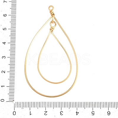 304 Stainless Steel Open Back Bezel Pendants STAS-D264-09G-1