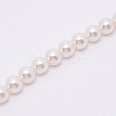 White Acrylic Round Beads Bag Handles FIND-TAC0006-24G-01-1