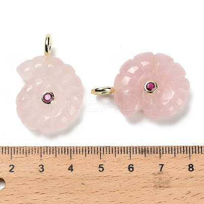 Natural Rose Quartz Pendants G-A287-01G-07-1