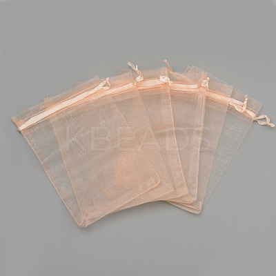 Organza Gift Bags with Drawstring LS-OP-R016-7x9cm-23-1