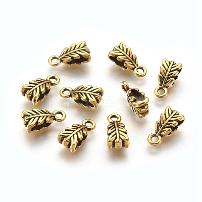 Tibetan Style Alloy Pendant Bails X-GLF11056Y-NF-1