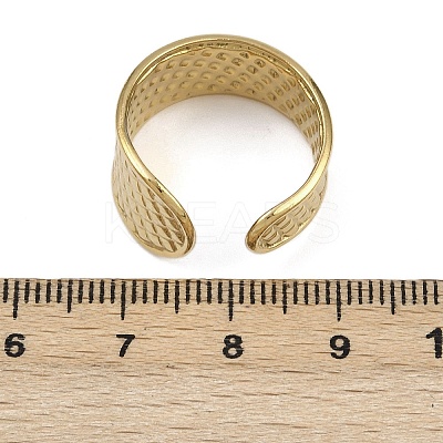 304 Stainless Steel Cuff Rings RJEW-D332-012N-G-1