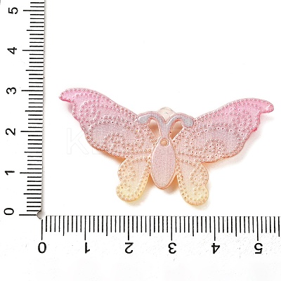 Gradient Color Resin Pendants RESI-Q012-03K-1