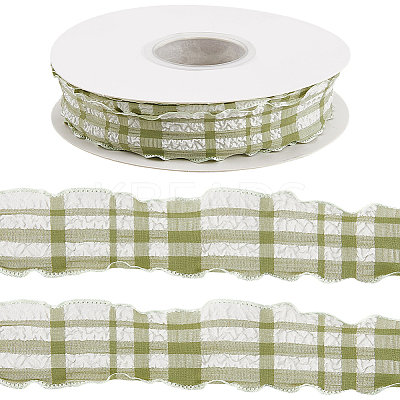 Cloth Plaid Ribbon OCOR-WH20071-001E-1
