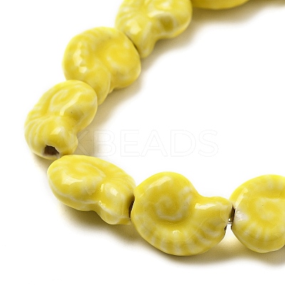 Ocean Series Glazed Porcelain Beads PORC-R002-03-02-1
