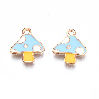 Autumn Theme Alloy Enamel Charms ENAM-S115-143D-1