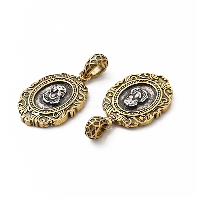 Rack Plating Eco-Friendly Brass Pendants KK-K165-20-1