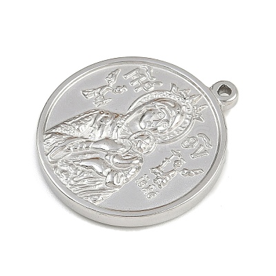304 Stainless Steel Pendants STAS-K311-04P-1