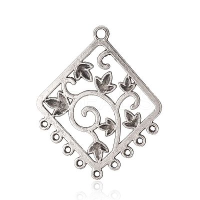Tibetan Style Alloy Chandelier Component Links PALLOY-G118-02AS-1