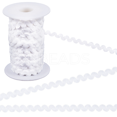 25M Nylon S Shaped Lace Ribbon OCOR-GF0003-60B-1