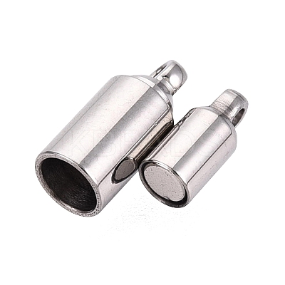 304 Stainless Steel Magnetic Clasps STAS-N127-02A-P-1