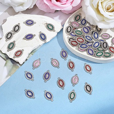 60 Pieces Virgin Mary Charm Connector Our Lady Virgin Mary Link Enamel Metal Charm Pendant JX330A-1