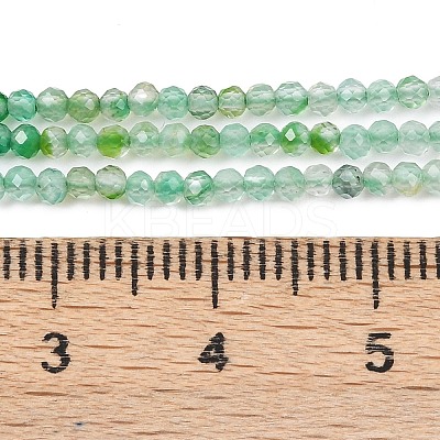 Natural Green Onyx Agate Beads Strands G-L633-A01-2mm-1