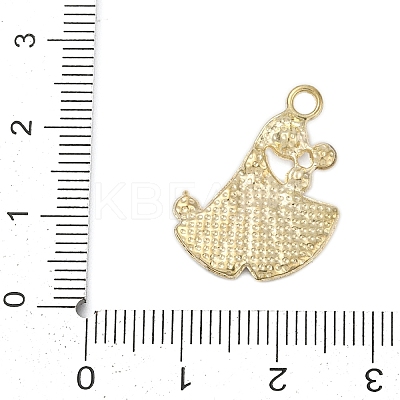 Alloy Enamel Pendants with Rhinestone FIND-Z070-07G-01-1