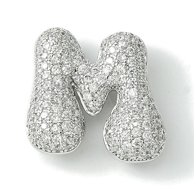Rack Plating Brass Cubic Zirconia Pendants KK-S378-02P-M-1
