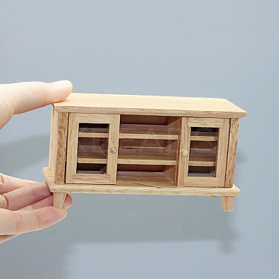 Wood TV Cabinet Ornaments PW-WG49800-01-1