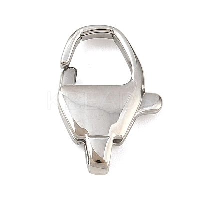 316 Stainless Steel Lobster Claw Clasps STAS-C154-02D-P-1