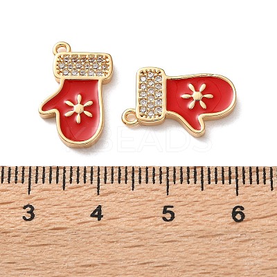 Brass Micro Pave Cubic Zirconia Pendants X1-KK-D420-01G-01-1