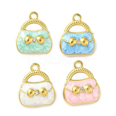 304 Stainless Steel Enamel Pendants STAS-I346-63G-1