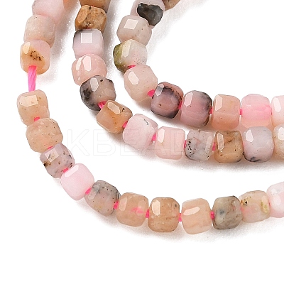 Natural Pink Opal Beads Strands G-Z104-C01-2mm-1