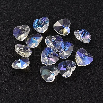 Romantic Valentines Ideas Glass Charms G030V10mm-01-1