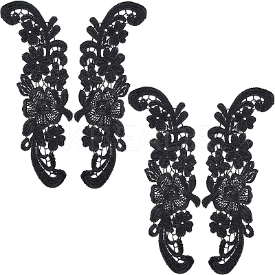 Sew on Flower Appliques PATC-WH0005-46A-1