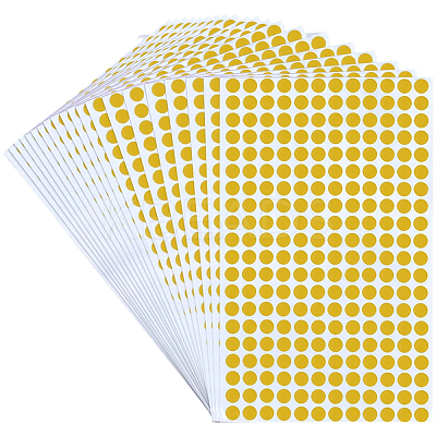 240Pcs Flat Round PVC Handwritten Blank Stickers DIY-WH50053-11B-1